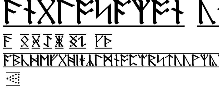 Anglo Saxon Rune Font Free Download