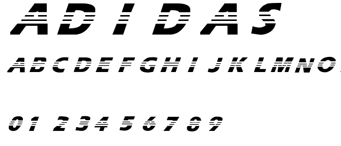 adidas font