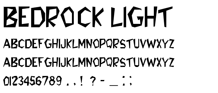 Bedrock Plain Font Free
