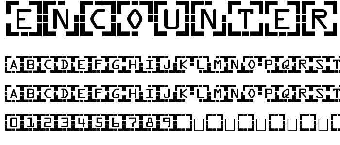 Encounter font