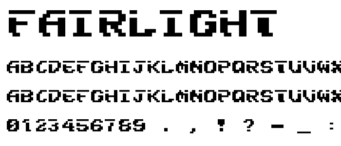 Fairlight font
