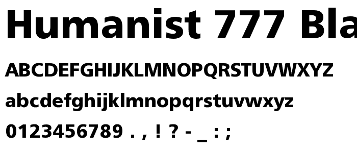 Humanist Bt Typeface Free Download