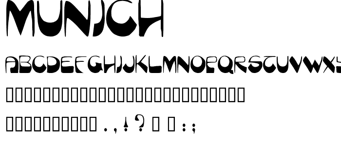 Munich font