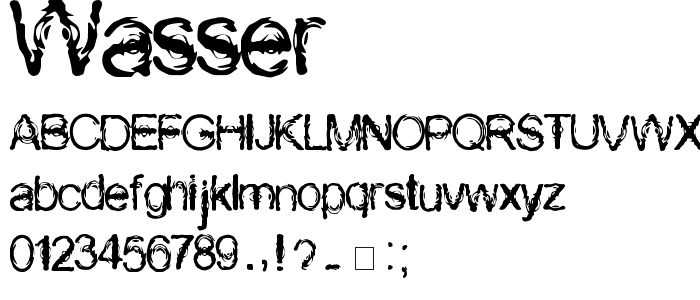 Wasser font