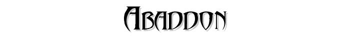 Abaddon™ font