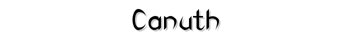 Canuth font