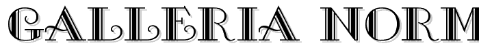 Galleria-Normal font