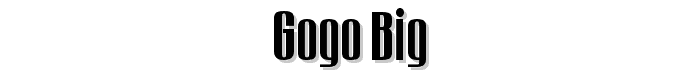 gogo•big font