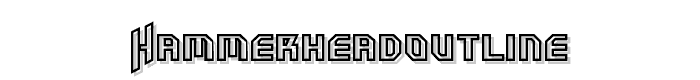 HammerheadOutline font