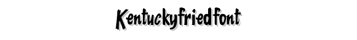 KentuckyFriedFont font