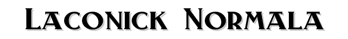 Laconick-NormalA font