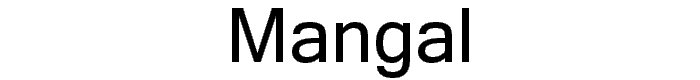 Mangal font