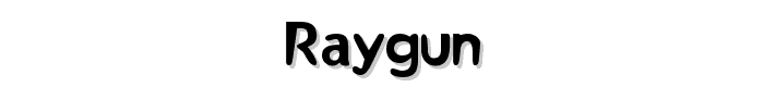 RayGun font