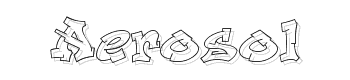 Aerosol font