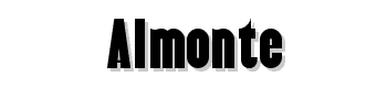 Almonte font