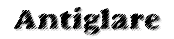Antiglare font
