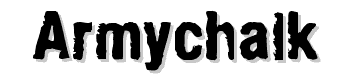 Armychalk font