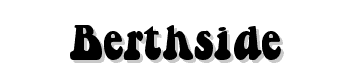 Berthside font