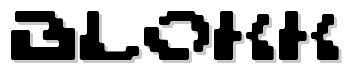 Blokk font