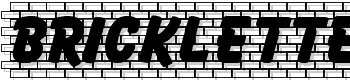 Brickletter font