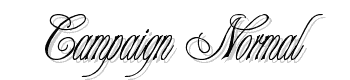 Campaign-Normal font