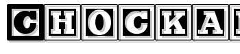 Chockablocknf font