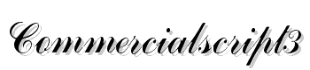 Commercialscript3 font