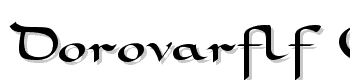 Dorovarflf-Carolus font