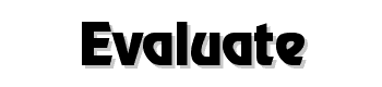 Evaluate font