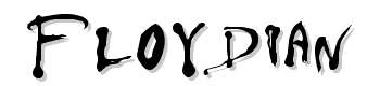 Floydian font