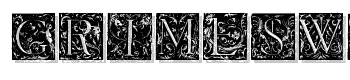 Grimeswade font