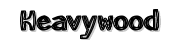 Heavywood font