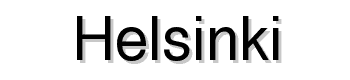 Helsinki font