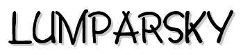 Lumparsky font