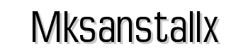 Mksanstallx font