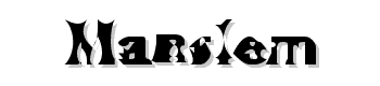Manslem font