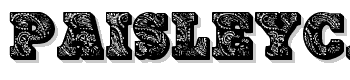 Paisleycaps font