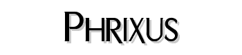 Phrixus font