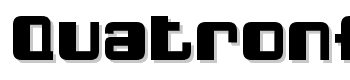 Quatronfat font