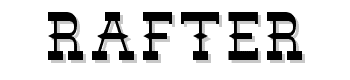 Rafter font