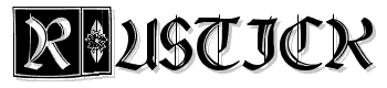 Rustick-Capitals font