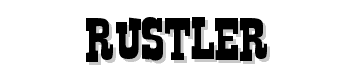 Rustler font