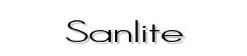 Sanlite font
