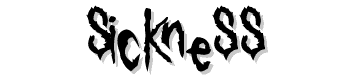 Sickness font