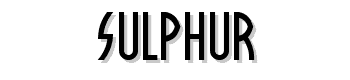 Sulphur font