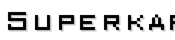 Superkarcher font