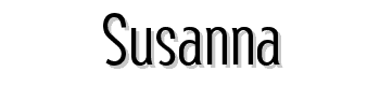 Susanna font