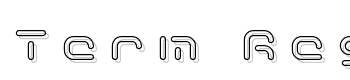 Term-Regddd font
