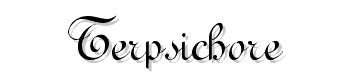 Terpsichore font