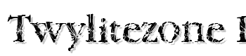 Twylitezone-Book font